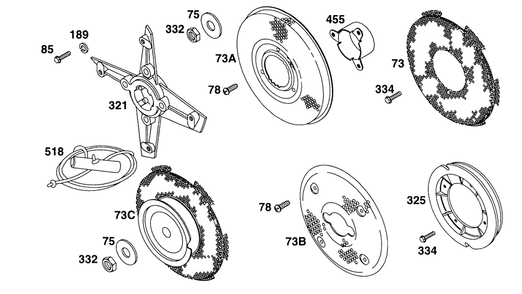 Fans, Screens, Diagram and Parts List for 254422-0123-XX  Briggs and Stratton Engine
